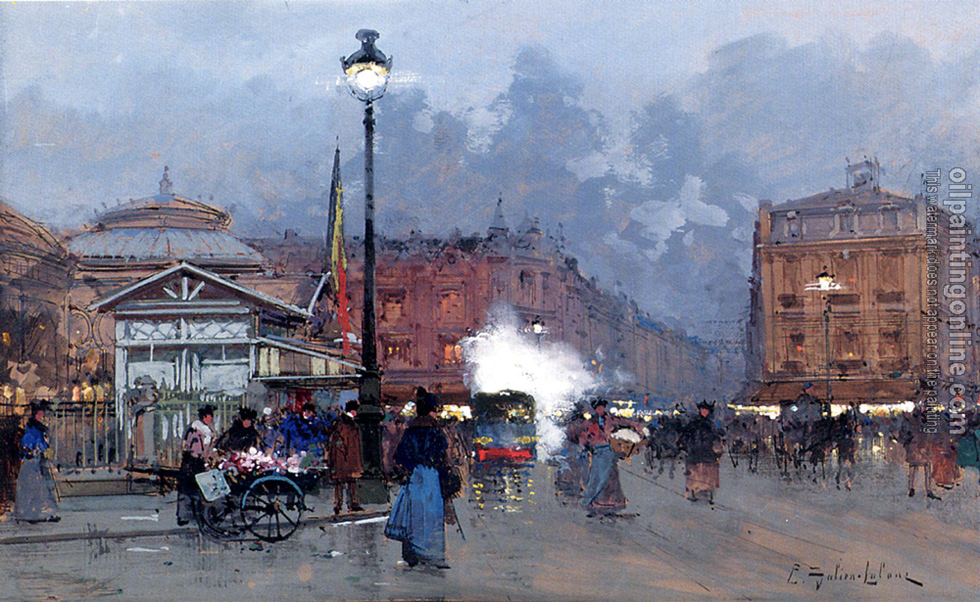 Eugene Galien-Laloue - La Bourse Paris